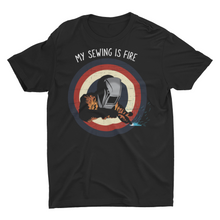 Load image into Gallery viewer, My Sewing is Fire Funny Welder, Welding  Unisex Classic T-Shirt
