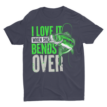Load image into Gallery viewer, Funny Bass Fishing Shirt  Fishing Rod
