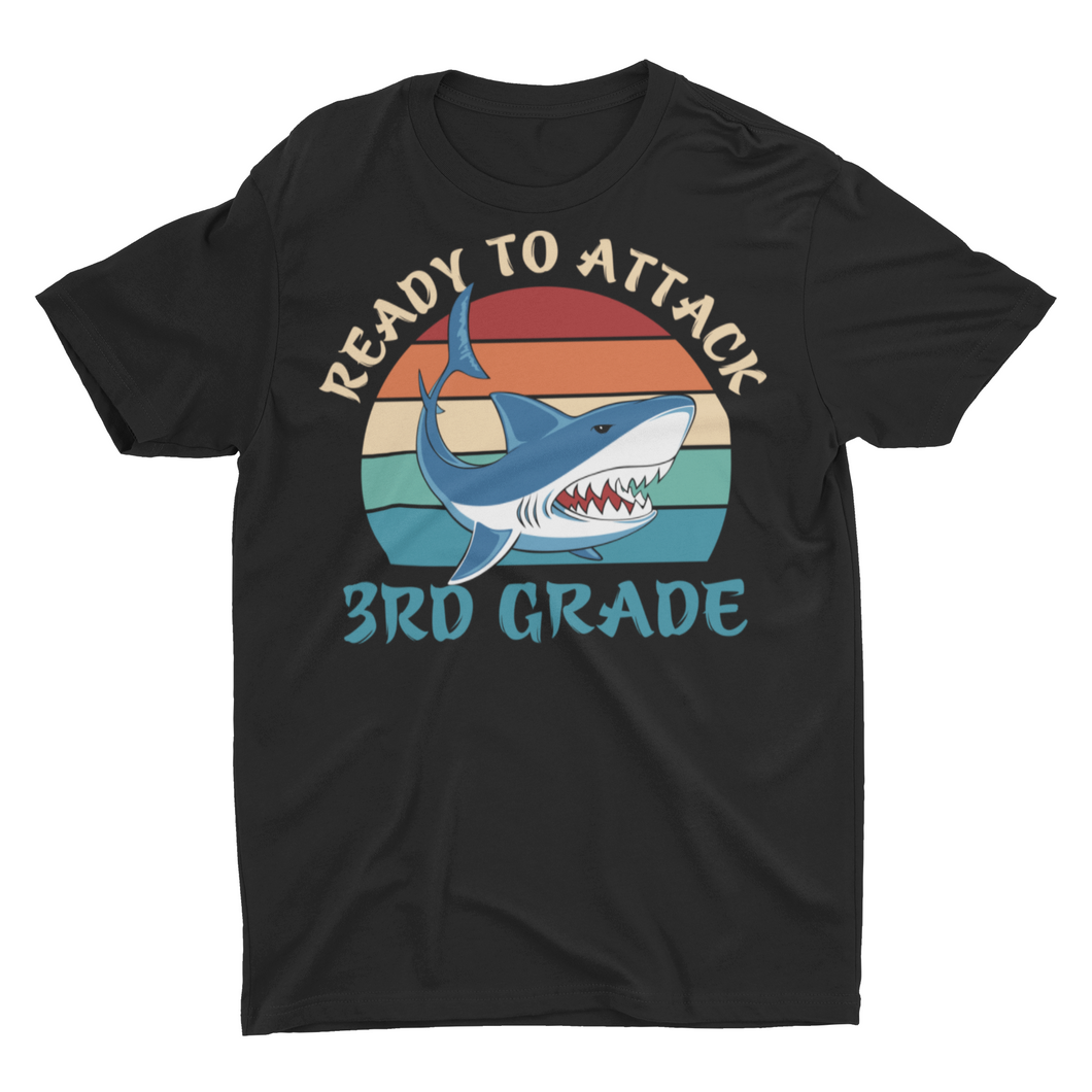 Back To School Ready To Attack 3rd Grade Kids' T-Shirt