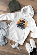 Load image into Gallery viewer, Cute Raccoon, I Can Has Trash? Funny Meme Hoodie
