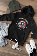 Load image into Gallery viewer, Military Veteran Biker Military Motorcycle Rider Gift Hoodie
