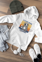 Load image into Gallery viewer, Cute Raccoon, I Can Has Trash? Funny Meme Hoodie

