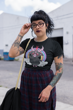 Load image into Gallery viewer, Pastel Goth Nu Goth Baby Baphomet Kawaii Clouds Unisex T-Shirt
