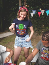 Load image into Gallery viewer, Patriotic American Freedom Pineapple Unisex Classic T-Shirt
