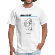 Load image into Gallery viewer, Headphones Exploded View Tee - E.G. Supplies 

