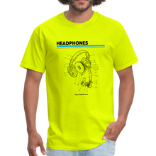 Load image into Gallery viewer, Headphones Exploded View Tee - E.G. Supplies 

