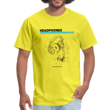 Load image into Gallery viewer, Headphones Exploded View Tee - E.G. Supplies 
