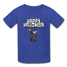 Load image into Gallery viewer, Happy Halloween Grim Reaper Kids&#39; T-Shirt - royal blue
