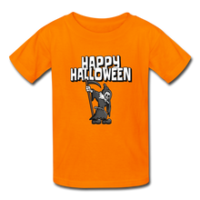 Load image into Gallery viewer, Happy Halloween Grim Reaper Kids&#39; T-Shirt - orange
