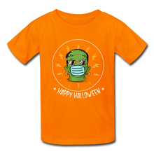 Load image into Gallery viewer, Happy Halloween Frankenstein in a Mask - orange

