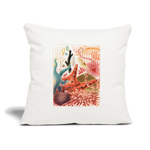 Load image into Gallery viewer, Great Barrier Reef Throw Pillow Cover 17.5” x 17.5” - natural white
