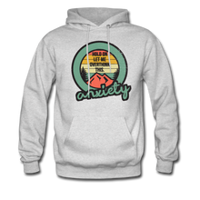 Load image into Gallery viewer, Hold on Let Me Overthink This, Anxiety Hoodie - ash 
