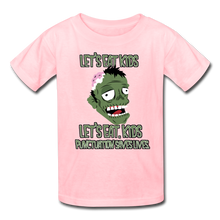 Load image into Gallery viewer, Let&#39;s Eat Kids Punctuation Saves Lives Kids&#39; T-Shirt - pink
