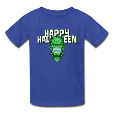 Load image into Gallery viewer, Halloween Frankenstein Wearing a Mask 2020 Kids&#39; T-Shirt - royal blue
