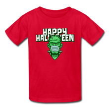 Load image into Gallery viewer, Halloween Frankenstein Wearing a Mask 2020 Kids&#39; T-Shirt - red

