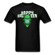 Load image into Gallery viewer, Halloween Frankenstein Wearing a Mask 2020  Unisex T-Shirt - black
