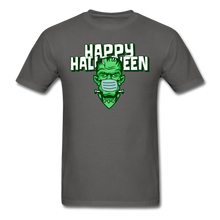 Load image into Gallery viewer, Halloween Frankenstein Wearing a Mask 2020  Unisex T-Shirt - charcoal
