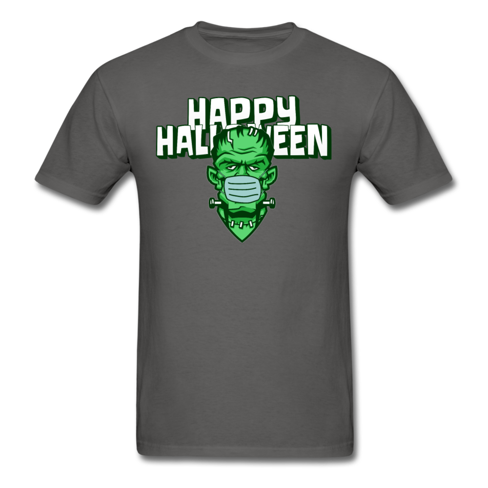 Halloween Frankenstein Wearing a Mask 2020  Unisex T-Shirt - charcoal
