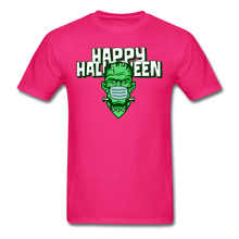 Load image into Gallery viewer, Halloween Frankenstein Wearing a Mask 2020  Unisex T-Shirt - fuchsia
