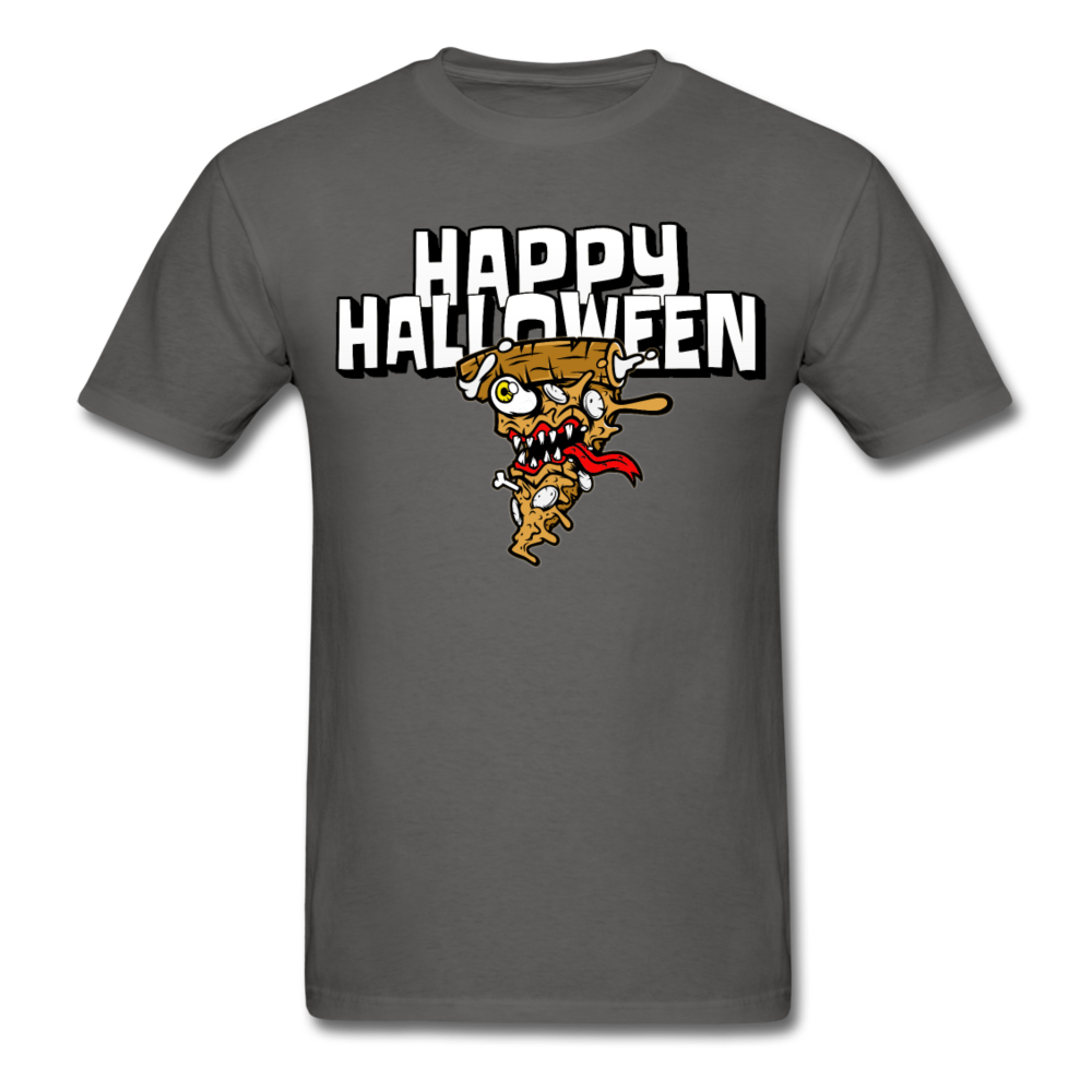 Happy Halloween Monster Pizza  Unisex Classic T-Shirt - charcoal