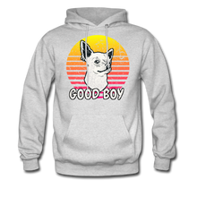 Load image into Gallery viewer, Good Boy Tattooed Chihuahua Hoodie - ash 
