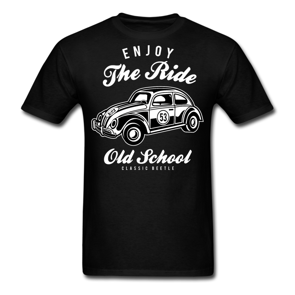 Enjoy The Ride VW Beetle T-Shirt - black