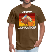 Load image into Gallery viewer, Crappy Thanksgiving Unisex Classic T-Shirt - brown
