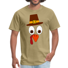 Load image into Gallery viewer, 5 Turkey Face Unisex T-Shirt - khaki
