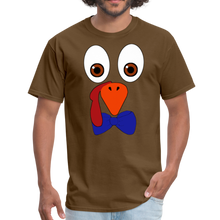 Load image into Gallery viewer, 7 Turkey Face Unisex T-Shirt - brown
