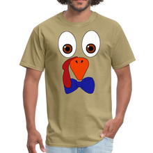 Load image into Gallery viewer, 7 Turkey Face Unisex T-Shirt - khaki
