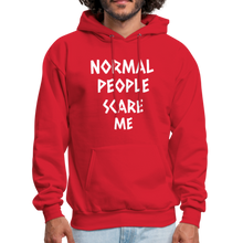 Load image into Gallery viewer, Normal People Scare Me Hoodie - red
