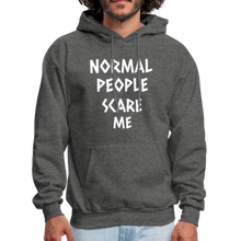 Load image into Gallery viewer, Normal People Scare Me Hoodie - charcoal gray
