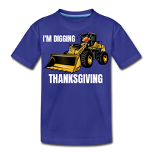 Load image into Gallery viewer, I&#39;m Digging Thanksgiving Kids&#39; Premium T-Shirt - royal blue
