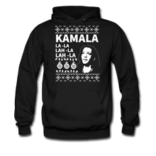 Load image into Gallery viewer, Kamala Harris Ugly Sweater Style Hoodie - black
