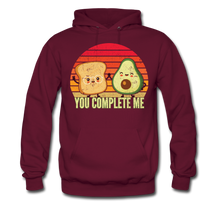 Load image into Gallery viewer, You Complete Me Hoodie - burgundy
