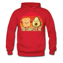 Load image into Gallery viewer, You Complete Me Hoodie - red
