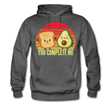 Load image into Gallery viewer, You Complete Me Hoodie - charcoal gray
