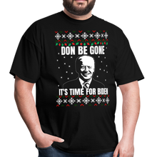 Load image into Gallery viewer, Couples Joe Biden Ugly Sweater Unisex Classic T-Shirt - black
