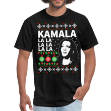 Load image into Gallery viewer, Couples Kamala Harris Ugly Sweater Unisex  T-Shirt - black
