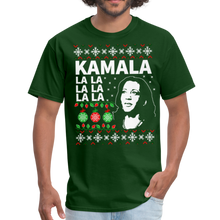 Load image into Gallery viewer, Couples Kamala Harris Ugly Sweater Unisex  T-Shirt - forest green
