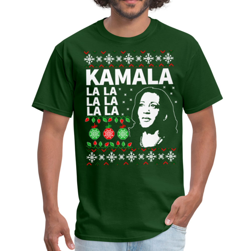 Couples Kamala Harris Ugly Sweater Unisex  T-Shirt - forest green