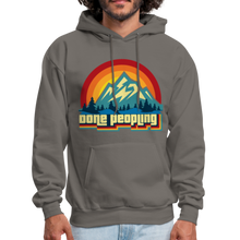 Load image into Gallery viewer, Done Peopling Mountain Hoodie - asphalt gray
