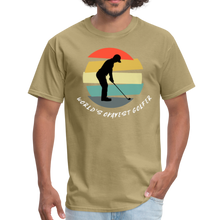 Load image into Gallery viewer, World&#39;s Okayest Golfer T-Shirt - khaki
