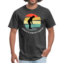 Load image into Gallery viewer, World&#39;s Okayest Golfer T-Shirt - heather black
