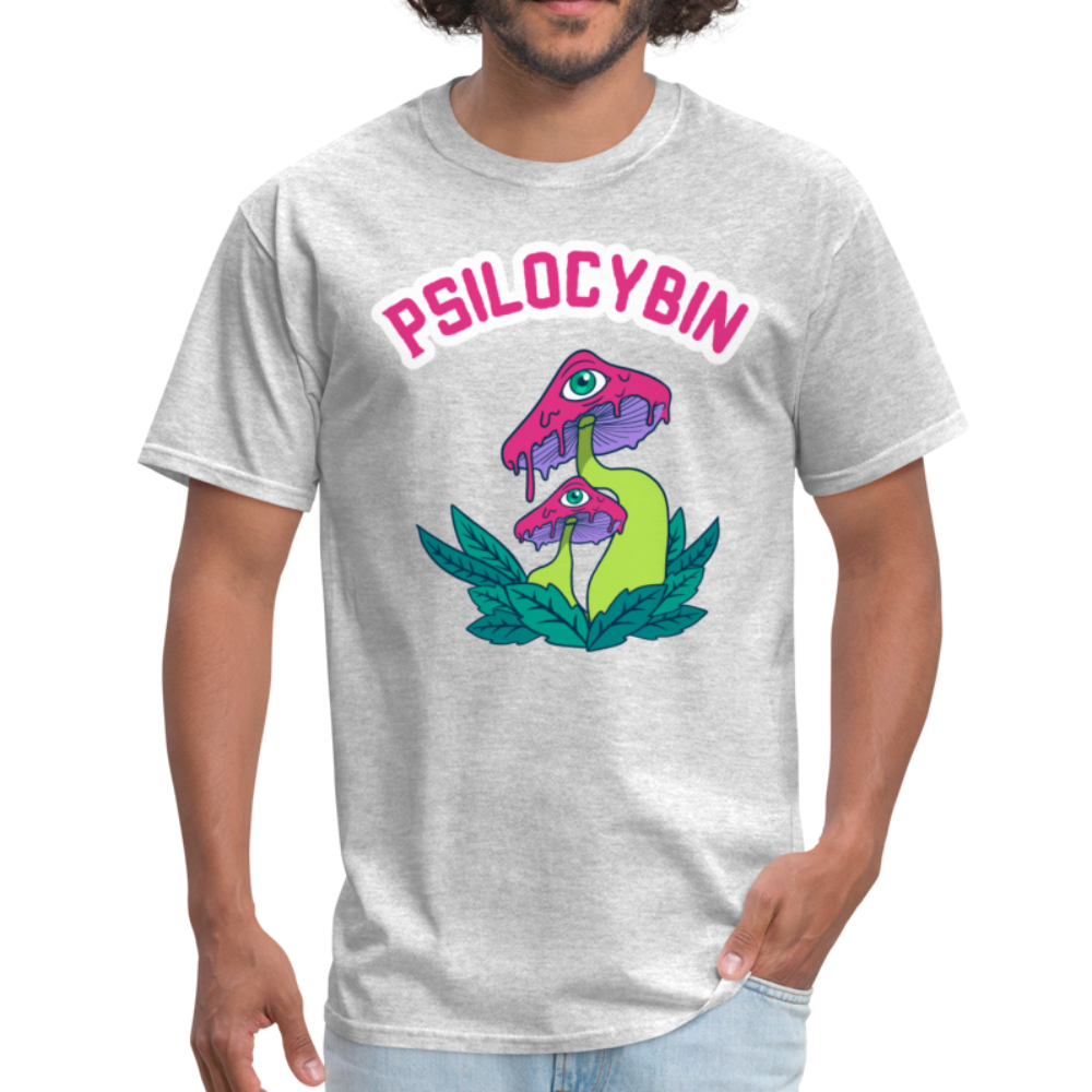 PSILOCYBIN Mushroom Unisex T-Shirt - heather gray