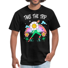 Load image into Gallery viewer, Take The Trip Flower Unisex Classic T-Shirt - black
