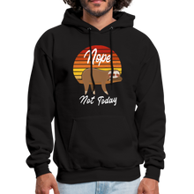 Load image into Gallery viewer, Cute Sloth Nope Not Today , Nope Sloth Unisex Hoodie - black
