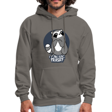 Load image into Gallery viewer, Cute Raccoon, I Can Has Trash? Funny Meme Hoodie - asphalt gray
