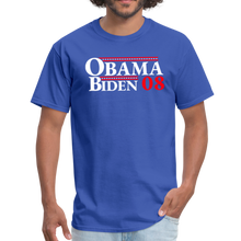 Load image into Gallery viewer, Barack Obama 2008 Retro Vintage Presidential Campaign Unisex Classic T-Shirt - royal blue
