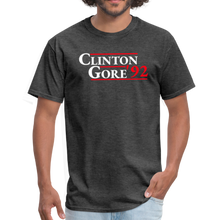 Load image into Gallery viewer, Bill Clinton 1992 Retro Vintage Presidential Campaign Unisex Classic T-Shirt - heather black
